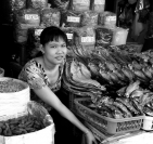 Yvonne Dodwell  Fishmonger Saigon Market