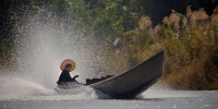 Rosslyn Duncan Speeding Canoe Burma