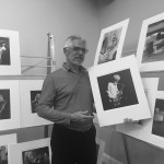 Tony Egan with prints